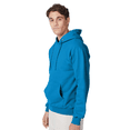 thumbnail image 3 of Hanes Mens Ultimate Cotton Hooded Sweatshirt Heavyweight Fleece Lined Hood Pullover Hoodie -WD17 (Teal 2XL), 3 of 5