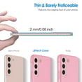 thumbnail image 3 of JETech Slim Fit Case for Samsung Galaxy S22+ / S22 Plus 5G 6.6-Inch, Thin Phone Cover with Shock-Absorption and Carbon Fiber Design (Pink), 3 of 7