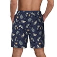 thumbnail image 4 of Haiem Party Shark Cute Mens Swim Trunks with Compression Liner 2 in 1 Swimming Shorts Stretch Swimwear Quick Dry,Board Shorts-3X-Large, 4 of 9