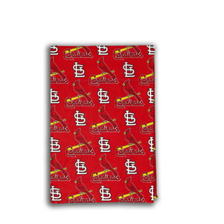 MLB Fleece St. Louis Cardinals Toss Red/Blue, Fabric by The Yard