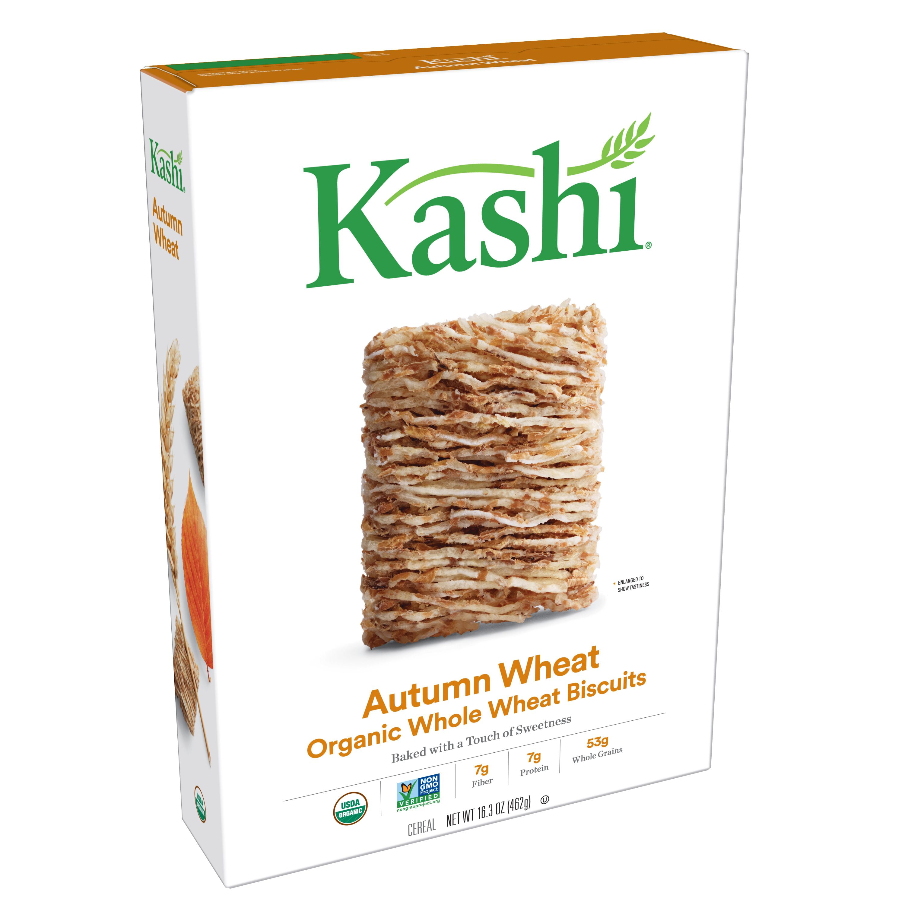 Kashi Breakfast Cereal, Vegan Protein, Autumn Wheat, 16.3oz Box