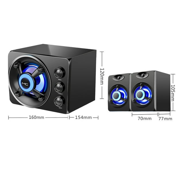 SADA D 208 3 in 1 Home Speaker Set Super Bass Subwoofer with