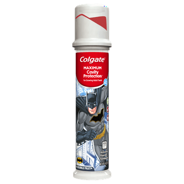 Colgate Maximum Cavity Protection Kids Toothpaste Pump, Batman™, 4.4 oz
