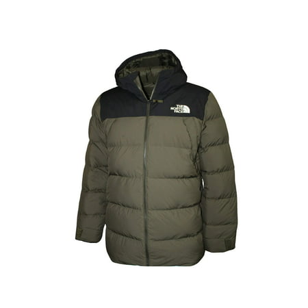 The North Face Men's UX Down Hooded Puffer Jacket RTO (New Taupe Green ...