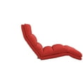 DHP Beverly Wave Adjustable Memory Foam Lounge Chair, Red Microfiber