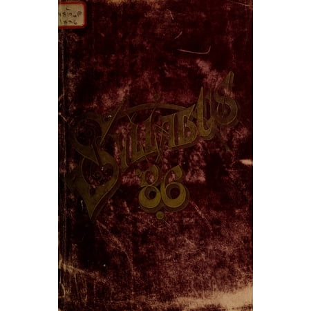 (Custom Reprint) Yearbook: 1886 Northwestern University - Syllabus Yearbook (Evanston, IL)