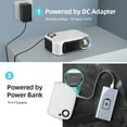 DFDIEJZ A2000 Portable Projector LED Theater Projector Mini Cinema Smart TV Beamer Support 1080P ...