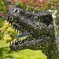 thumbnail image 7 of 5.6 ft. Tall Crouching Tyrannosaurus Rex Outdoor Metal Statue "T-Bone", 7 of 7