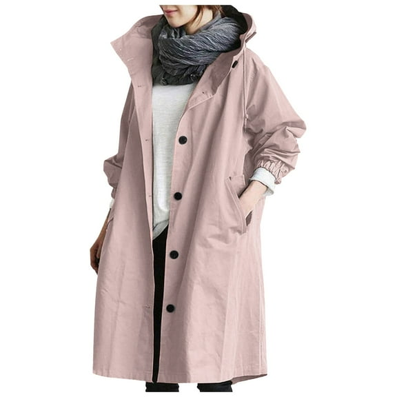 Coats for Women Winter Clothing for Women Loose Comfortable Hooded Coat Outwear Womens Elegant Windbreaker Wild Winter Women's Coat