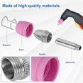 thumbnail image 3 of 50Pcs Nozzles Tip Consumables Kit AG60 SG-55 AG-60 WSD-60 Plasma Cutter Cutting Torch Tip Metal Cutting Torch Nozzles Tip Set, 3 of 5