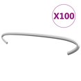 thumbnail image 1 of vidaXL Gabion Hooks 100 pcs Galvanised Steel 20 cm, 1 of 2