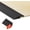 Black, variant on 3.3Ft Carpet Floor Transition Strip, Self Adhesive Floor Edging Trim Strip, PVC Threshold Cover for Doorway, Floor Divider Strip Suitable for Threshold Transitions with a Height Less Than 5 mm -Black