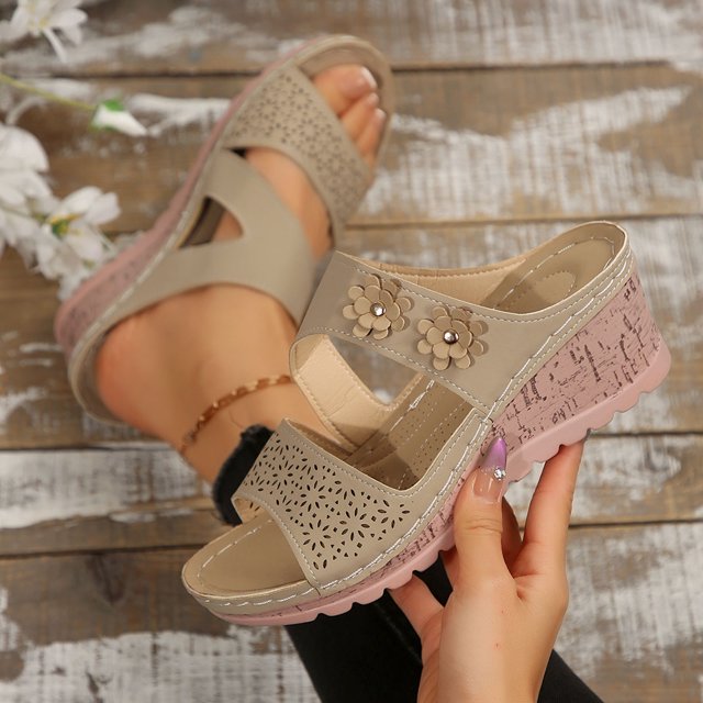 WILLBEST Sandalias De Piso Para Mujer Lazy Shoes Chanclas Ortopédicas Para Mujer Con Soporte Para El Arco Sandalias Suaves Con Almohada Y Tanga