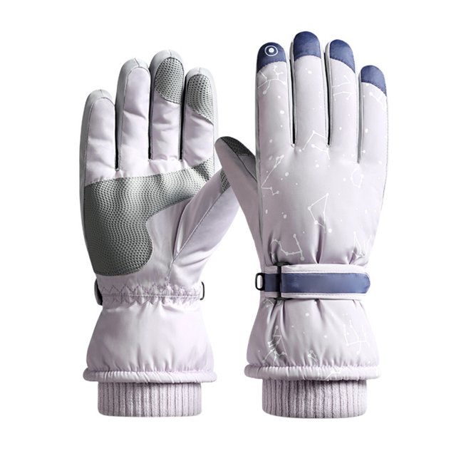 Guantes de esquí Pantalla táctil impermeable Guantes de snowboard antideslizantes Guantes de invierno a prueba de viento Forro polar Guantes cálidos para hombres Mujeres Ciclismo al aire libre Esquí YUNYI BRAND Deportes