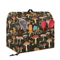 thumbnail image 2 of FOR U DESIGNS Mushroom Kitchen Aid Mixer Cover with Pocket Wear-Resistan Mixer Dust Covers Multi Pockets Compatible with Kitchen Aid 6-8 Quart Bowl Lift - S, 2 of 8