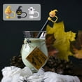 thumbnail image 3 of 6Pcs Halloween Straw Cover Cap for Stanley Cup Tumbler, Reusable Cute Ghost Pumpkin Drinking Straw Topper, Portable Protector Plugs Decorations Gifts for Party, 3 of 5