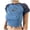 Sky Blue, variant on Women's 2026 Fan Soccer Jersey Baby Tees For Brazil Crop T Shirts Graphic Tees For 90s Streetwear Shirts Sublimated Football Fashion Top Size M