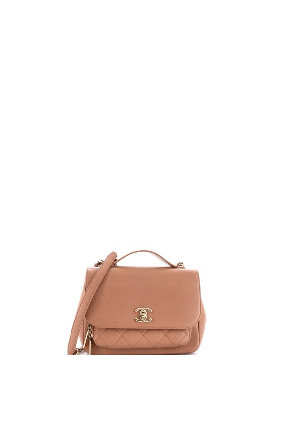 Pre-Owned Business Affinity Flap Bag Quilted Caviar Small By Rebag