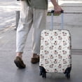 thumbnail image 3 of White Cow Dot Pattern Luggage Cover Fashion Suitcase Cover Baggage Covers Fit 25-28 Inch Luggage (Go Travel), 3 of 5