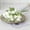 White, variant on 15 Heads Silk Rose Bouquet Artificial Flowers Mini Rose for DIY Wedding Bouquets Centerpieces Bridal Shower Party Home Decorations,Pack of 5