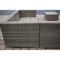 thumbnail image 2 of Oakland Living Borneo Modular Resin Wicker 8 Piece Sectional Patio Conversation Set, 2 of 5