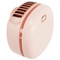 thumbnail image 1 of Le Ventilateur Mains Libres, les Turbines de Ventilateur de Cou Rassemblent la Conception de Vent Aucune Conception de Rassemblement de Vent de Pale de Ventilateur Prend en Charge Trois Vitesses d'Ajustement de Vitesses pour la Maison pour le Voyage Blanc, Rose, Vert, 1 of 7
