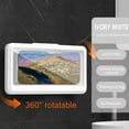 thumbnail image 4 of Mobile Phone Holder, Wall Mount Bracket, Rotatable Design, Modern Styling, For Bathroom Use, Secure Grip, Adjustable Position, Kitchen-Office Mount, Durable Plastic, Travel Friendly, Easy Akmoler, 4 of 8