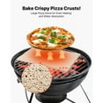 thumbnail image 2 of KFFKFF Rectangular Cordierite Pizza Stone, 20 x 14 x 0.6 in, Heat-Resistant up to 1450℉, Large Baking Stone with Metal Peel and Scraper for Oven and Grill Use, 2 of 9