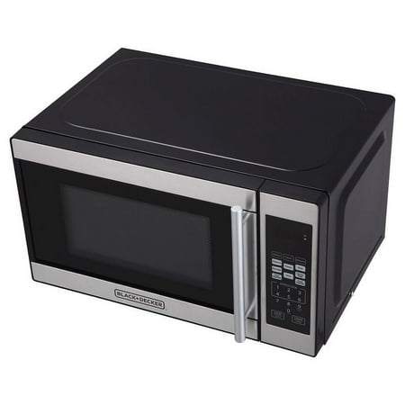 BLACK DECKER 0.7 cu ft Countertop Microwave Oven in Black