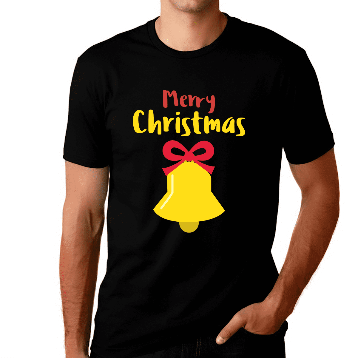 Jingle Bell Mens Christmas Shirt Funny Mens Christmas Pajamas for Men ...