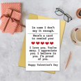 thumbnail image 3 of Tarjeta de San Valentín HCIU6YGQ Romántica Doble Cara 20x13 cm, 3 of 7