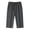 Grey, variant on GHENge Womens Loose Fit Capri Pants Summer Cool Breathable Elastic Pants Waist Drawstring Zipper 3 Pockets Casual Daily Wear Cropped Trousers,XXXXL