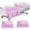 Violet, variant on 6 Piece Hospital Bed Sheets Set for Home Use and Hospital Use 2 Fitted Sheets 36"×84"×14", 2 Flat Sheets and 2 Pillowcases, Blue