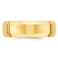 thumbnail image 3 of 14KY 7mm Bevel Edge Comfort Fit Band Size 11 in 14k Yellow Gold, 3 of 3