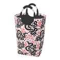thumbnail image 2 of Vsdgher Black Snake Print Square Laundry Bag Large Collapsible Dirty Clothes Bags With Handles Waterproof Essentials Storage For College Dorm, Family, 2 of 6