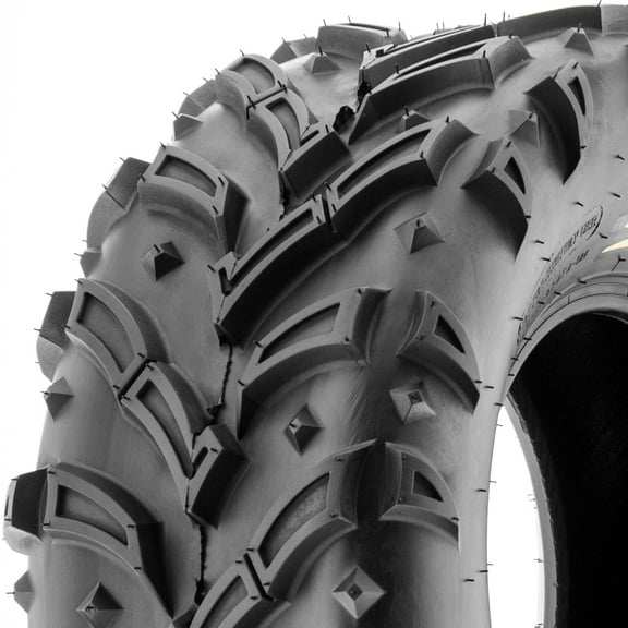 SunF ATV/UTV All Terrain Mud Quad Tire 25x10-12 25x10x12 6 PR Tubeless A024-1 (Single)