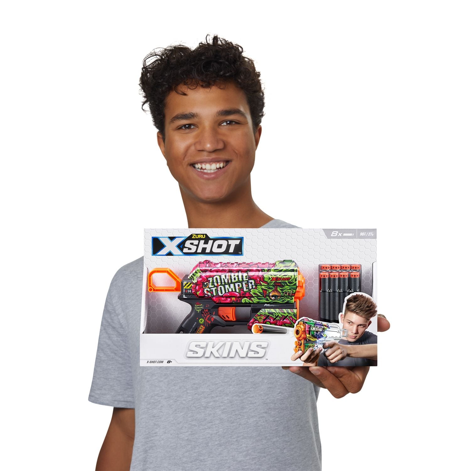 X-Shot Skins Flux Dart Blaster (8 Darts)