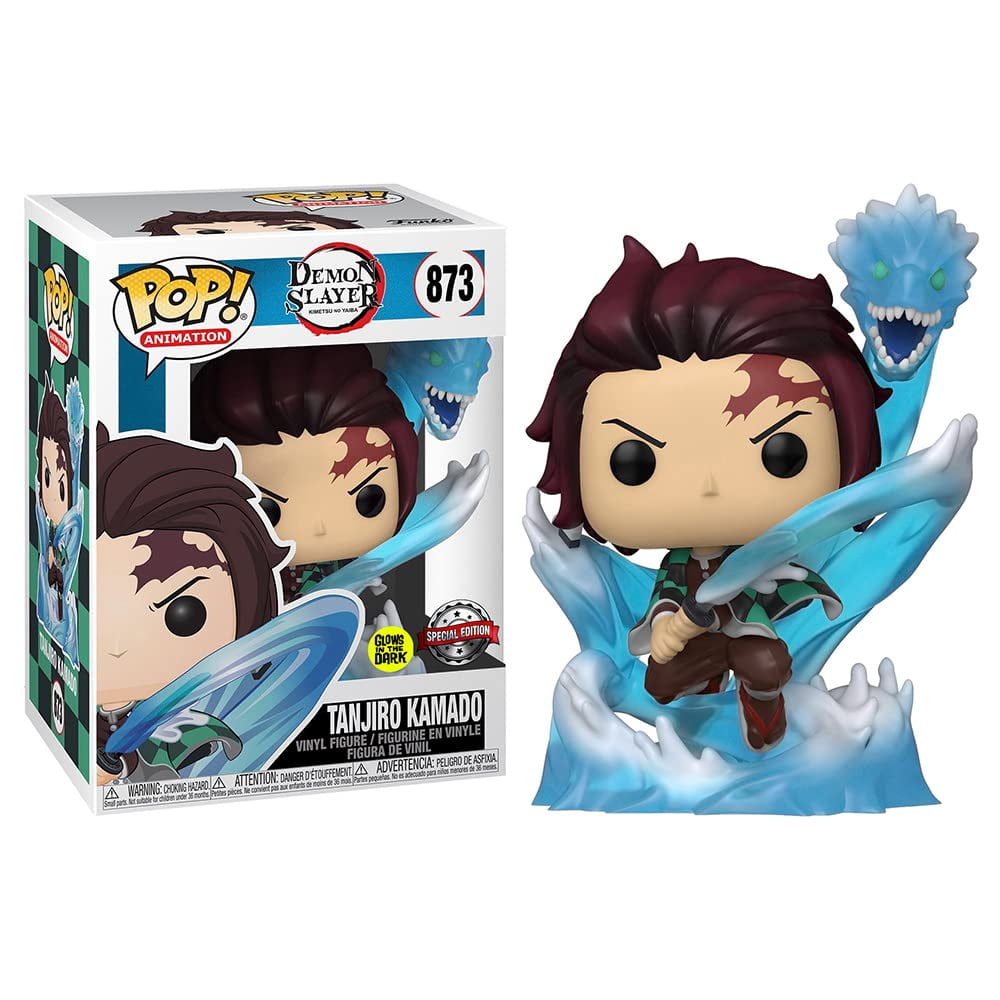 Pop Anime Demon Slayer Tanjiro With Water Dragon Special Edition