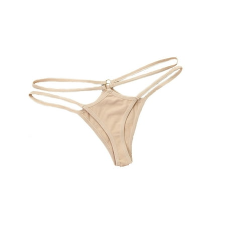 

Women Underwear Briefs With Hollow Out Transparent T-back Panties