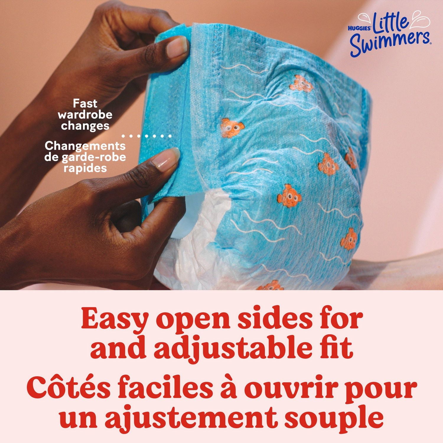 Huggies Little Swimmers Disposable Swim Diapers Ecom, Size 3-6, 40-34 Count