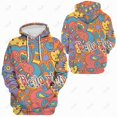thumbnail image 4 of Hello Kitty Sweat à Capuche Imprimé pour Femmes, Col Rond, simple, Oversize, Mode Décontractée, Vêtements de Sport pour Femmes, 4 of 6