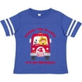thumbnail image 3 of Inktastic Fire Truck 4th Birthday Boy Boys Toddler T-Shirt, 3 of 5