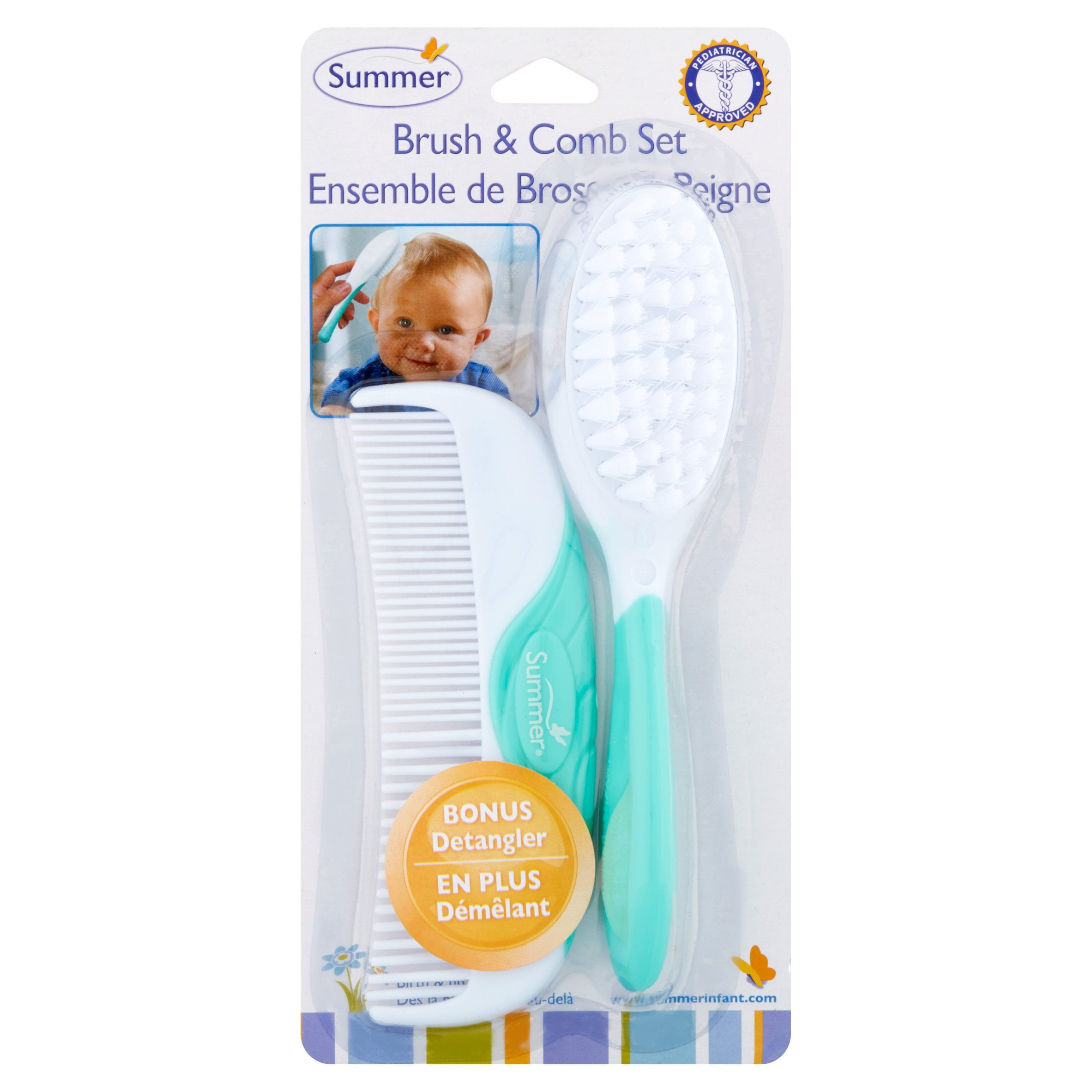 baby tooth brush and comb set