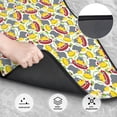 thumbnail image 3 of Cauagu Hippopotamus Pattern Car Floor Mat Set of 4,Car Carpet Mats Car Mats with Anti-Slip Backing & Driver Heel Pad Universal Fit for Cars/Trucks/SUV/Vans, 3 of 6