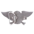 thumbnail image 2 of Winged Skull and Cross Bone Pirate Belt Buckle, 2 of 2