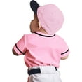 thumbnail image 5 of Hat and Beyond Kids Unisex Baseball Jersey Button Down Athletic Sportswear Uniform, 5 of 6