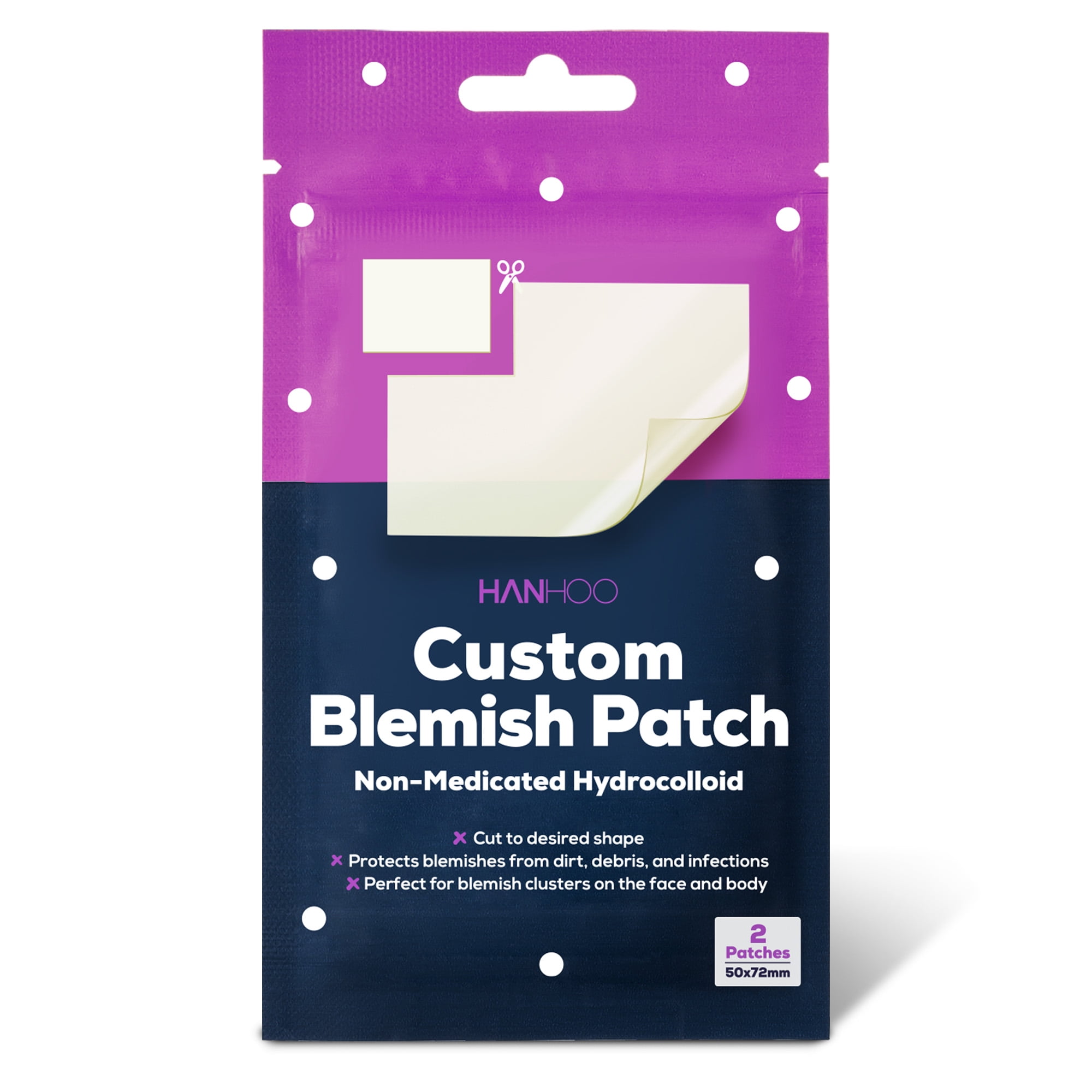 Hanhoo Hydrocolloid Custom Acne Patch, All Skin Types, 2 Ct.
