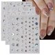 thumbnail image 5 of Stickers para uñas HPYFOI, 30 hojas, arte de uñas holográfico, 5 of 7