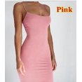 thumbnail image 1 of Minivestido Sexy con tirantes finos para mujer, vestido ceñido al cuerpo, camisola de color liso negro y blanco, vestido de verano para fiesta y Club, 1 of 7