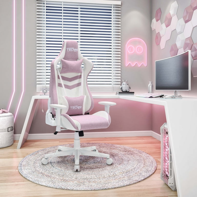 Techni Sport TS86 Ergonomic Pastel Gaming Chair with Memory Foam